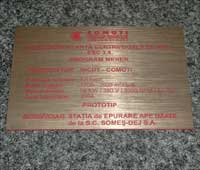 Engraved plaques and signs