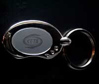 Promotional items - engraved metal key chains